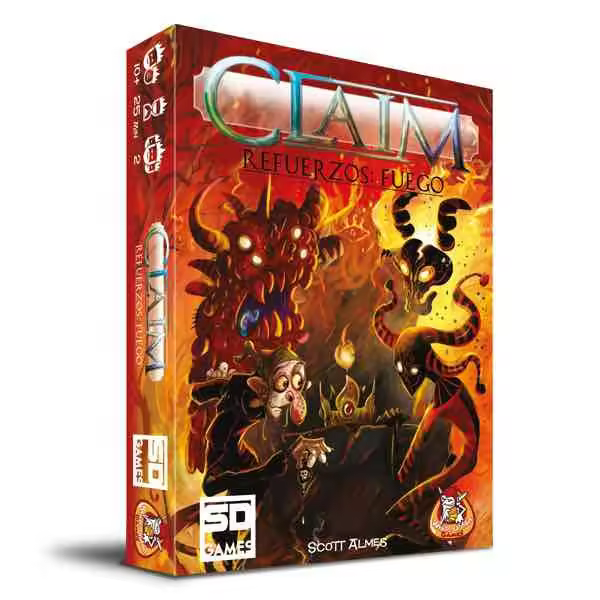 Juego de mesa claim refuerzos: fuego pegi 10 - 1