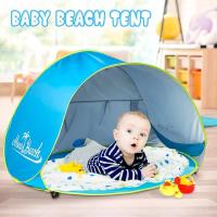 Tienda de playa para bebés, refugio solar con protección UV, juguetes infantiles para exteriores, casa de juegos, juguetes para niños - details 2