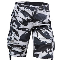 Shorts Tácticos Para Hombre Camuflaje Joggers Casual Deportivo Medio Pantalón Bolsillos Algodón Transpirable Cargo Shorts - details 13