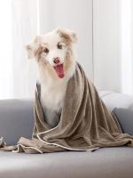 Toalla Para Mascotas De Microfibra Alta Absorción Secado Rápido Herramienta De Limpieza Para Perros Y Gatos Ropa De Baño De Peluquería - details 2