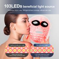 Máscara De Terapia De Luz Roja De Silicona 7 Colores LED Para Rejuvenecimiento Anti-Edad Con Protección Ocular Y Alumbrado Facial - details 5