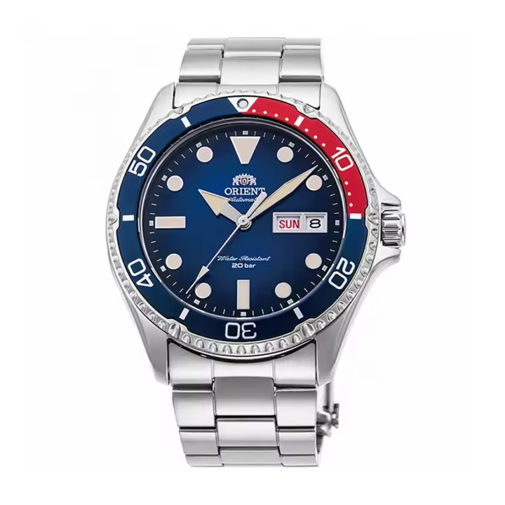 Reloj Automático Hombre Orient New Kamasu RA-AA0812L Pepsi Dial Azul 41.8mm Correa Acero Cristal Zafiro 200m Water Resist - 1