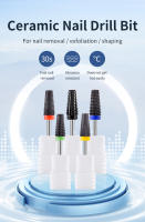 Broca De Uñas Cerámica Negra 5 En 1 Para Máquina Eléctrica De Perforación 3/32" Shank Eliminador De Polvo De Uñas Y Pintura Gel - details 0