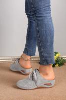 Nuevo Estill de Mulas de media Caña with Tiras y Tacones de cuña para Mujer, sandalias huecas de talla Grande, - details 14
