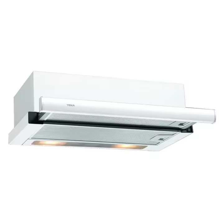 TEKA TL6310W (40474251) - Campana Extensible de 60 cm 332m3h, con Motor de Doble Turbina y 2 Velocidades, Blanca - 1