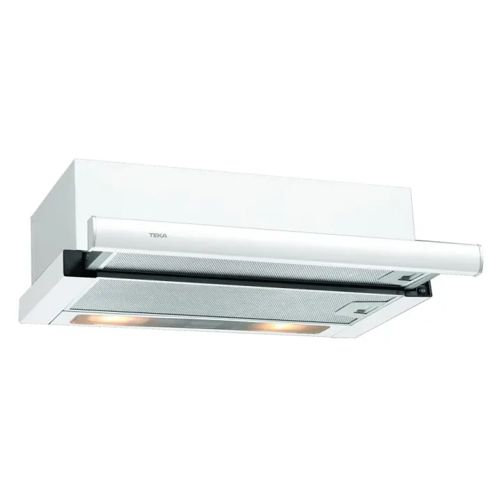 TEKA TL6310W (40474251) - Campana Extensible de 60 cm 332m3h, con Motor de Doble Turbina y 2 Velocidades, Blanca - 1
