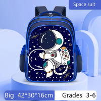Mochila Espaceman Para Niños Con Diseño Reflejo Y Sillín De Alivio De Presión Astronauta Bolsa Escolar Para Niños Material Oxford Y Nylon - details 0