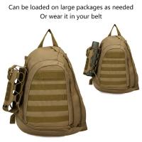 Bolsa Táctica De Náilon Para Escalada Y Montañismo Con Portacoladores De Botella De Agua Equipamiento De Viaje Y Camping - details 5
