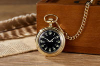 Reloj De Bolsillo Mecánico Clásico Retro Luminoso Para Hombres Y Mujeres Con Marcadores Arábigos Dobles Y Placa Planastra - details 0
