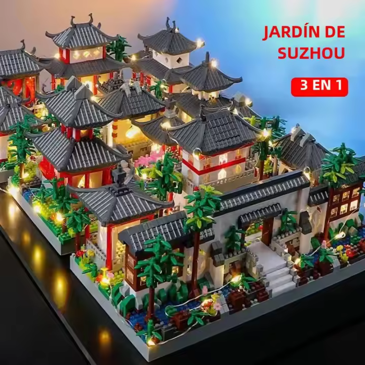 Bloques De Construcción Miniatura Suzhou Jardín Chino 2100 Piezas Conjunto Coleccionable Para Adolescentes Y Adultos Regalo Educativo Para Niños Y Adultos - 1
