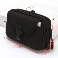 Bolsa Táctica Molle Con Cinturón Portamóviles Para Caza Y Camping Accesorios De Bolsa De Hombro De Nylon Para Exterior - details 1