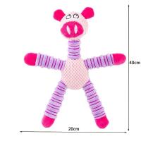 Juguetes Para Perros De Peluche Squeak Resistentes Mordibles Diseño Cartoon Alivio De La Boredom Interactivos Para Moler - details 2