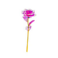 Rosa De Simulación Para Día De San Valentín En Oro 24k Papel De Aluminio Rosa Dorada Regalo Creativo Para Amantes Decoración De Boda - details 2