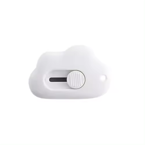 Cuchillo De Uso Portátil Kawaii Nubes Para Desempaquetar Y Exponer Artículos Escolares Suministros De Escritorio Herramienta Práctica Para Estudiantes Y Oficina - 1