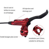 ZOOM HB-875 Set De Frenos Hydraulicos Para Bicicleta De Montaña Disco De Aleación De Aluminio 750/1350mm Freno Calipero/manillar - details 7