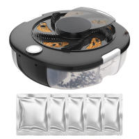 2PCS Encantador Eléctrico Recargable Con Alimentos Atractivos Seguro Para El Hogar Y Cocina Caza De Insectos Herramienta De Control De Plagas - details 6