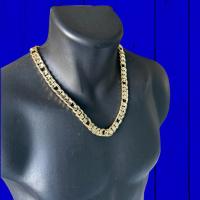 Gran Collar 3x1 TC Acanalado ( novedad ) 12 mm 60 cm Oro 18 Kilates con Certificado de Calidad - details 4