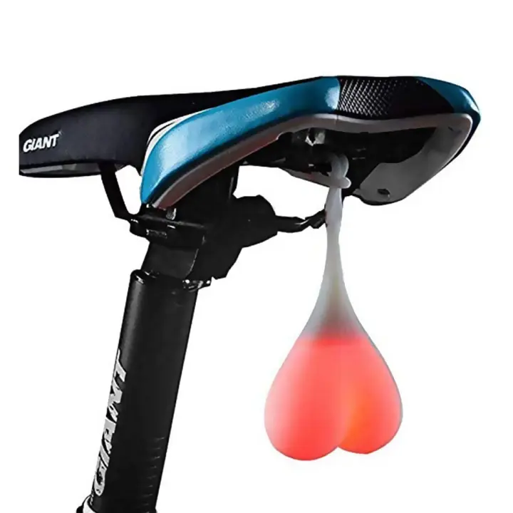 Luz LED para bicicleta iluminación divertida y original para bici sillín, luces de señalización trasera para ciclismo - 1