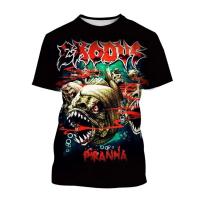 Camiseta 3D Personalizada Exodus Para Hombres Y Mujeres Estilo Hip-Hop Harajuku Callejero Punk Casual Transpirable De Verano - details 7