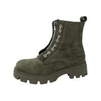 Eva Zorteon- Botín de antelina para  Mujer,  Estilo Militar . Marca TULIPANO . - details 8