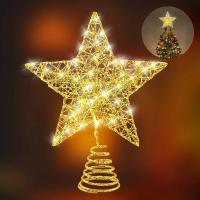 Estrella LED Para Árbol De Navidad Tamaño Grande Alimentado Por Baterías Decoración Para Sala De Estar Jardín Fiesta Año Nuevo 2025 - details 8