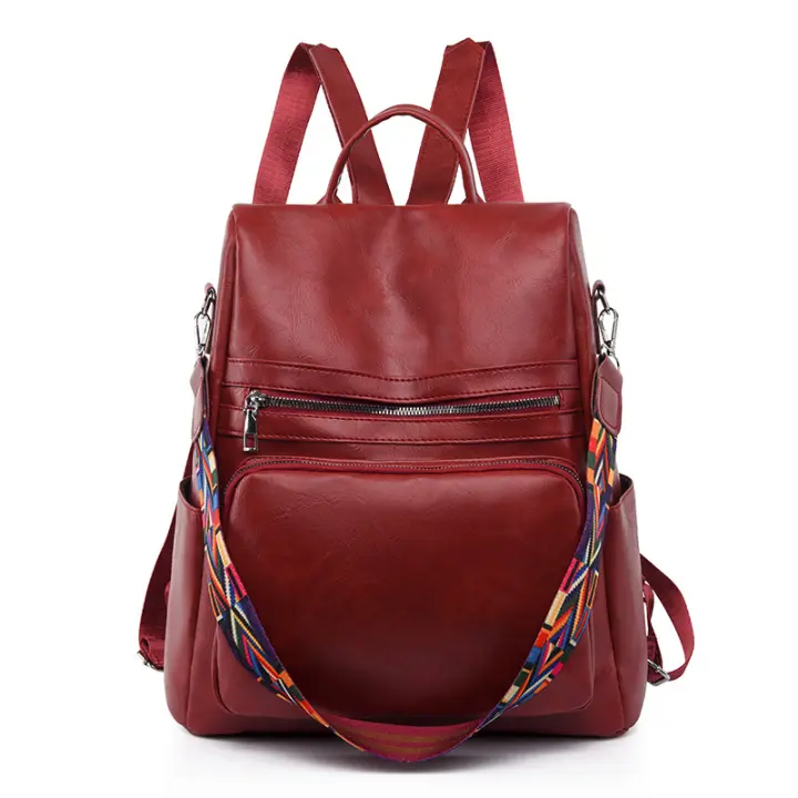 SSITO Mochila de cuero de alta calidad para Mujer, Bolso Escolar para adolescentes y niñas, mochila de viaje de gran capacidad, nuevo diseño, 2023 - 1