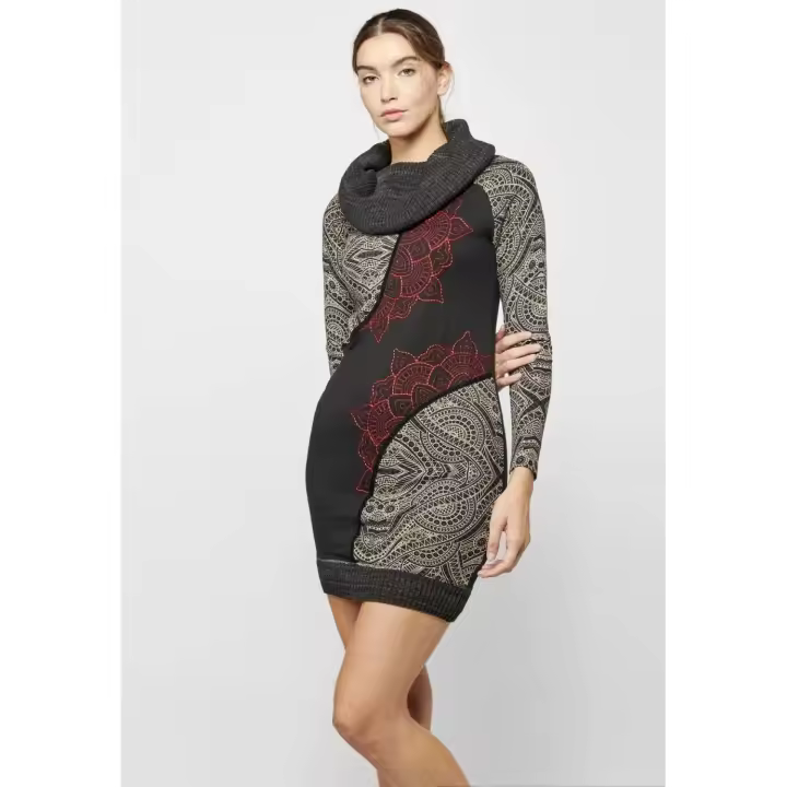 Koroshi Vestido manga larga estampado | Ropa casual - 1