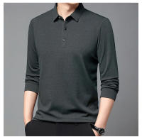Camisa Polo Larga Con Estampado Hueco Para Hombre Estilo Coreano Moda Negocios T-Shirt De Golf Top De Poliéster Talla M-4XL - details 17