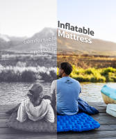 Manta De Camping Naturehike Ultraligera Doble Inflable Para Exterior Plegable Seda De Sueño Para Viaje En Coche - details 0