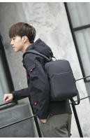 Mochila De Lona Mini Para Hombre Negro Moda Escuela Japonesa Pequeña Impermeable Con Manija Y Bolsillos Interior Capacidad Baja - details 7