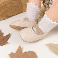Meckior Zapatos Para Niñas Primera Caminata Todas Las Estaciones Cuero PU Antideslizante Suave Niño Recién Nacido 0-18M - details 19