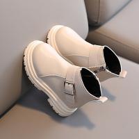 Botas De Tobillo Impermeables Para Niños Y Niñas Con Cierre De Cremallera Lateral En Zíper Botas De Chelsea Cómodas Para Exteriores Material De Suela De Goma Talla True Fit Para Niños Y Niñas - details 2