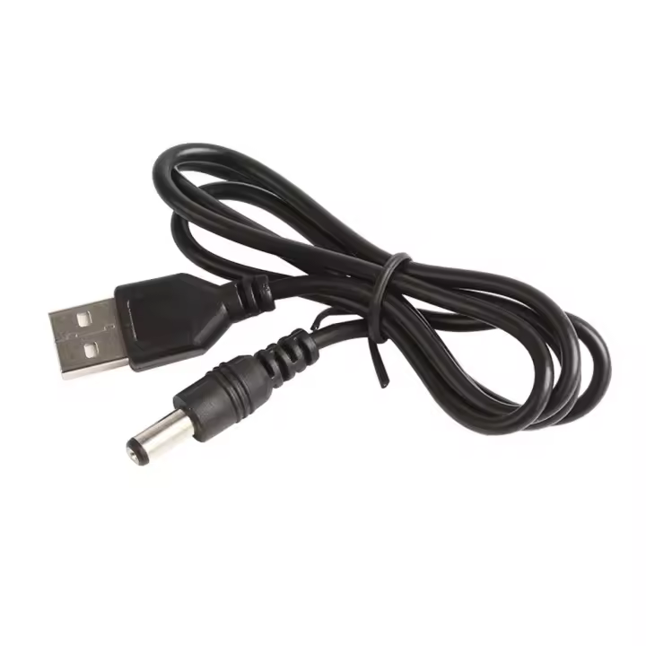 Actecom Cable USB Cargador para Tablet y Mp3 | 5.5mm 5v 2A | Conector DC 5.5 Mm Macho | Carga Rápida - 1