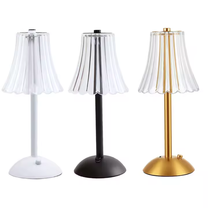 Lámpara De Mesa LED Con Sensor Táctil Luz Nocturna Para El Hogar Recargable Por USB Portátil Decorativa Para Dormitorio Lectura - 1
