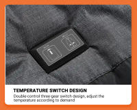 Chaqueta Calentada Por USB Para Hombres Y Mujeres Chaqueta Calefactora De 13 Áreas Vestido Térmico Invierno Para Motocicleta Camping Lavable - details 11