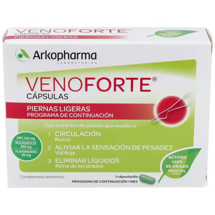 Venoforte Piernas Ligeras 30Cáps - 1