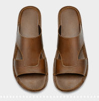 CLOHOO Sandalias De Cuero Para Hombre Casual Cómodas Y Antideslizantes De Verano Calzado De Lujo Para Exteriores Talla Verdadera - details 7