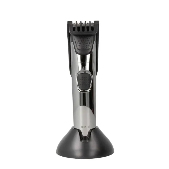 Máquina Corte Patillera Teox II Color:  Metal y Negro. Máquina Trimmer. Especial Barba - 1