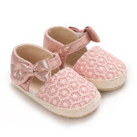 Zapatillas De Verano Para Bebés Niñas 0-18M Con Lazo Casual Sandalias Suave Cómodas Para Primeros Pasos Material Transpirable Tela Y Algodón - details 41