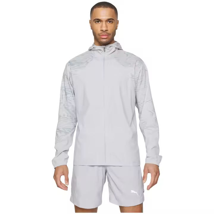 Chaqueta Puma Run Graphic para unisex en color gris - 1