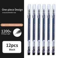 Juego De 12 Bolígrafos De Gel Triangulares 0.5mm En Colores Negro Azul Y Rojo Suministros Escolares Para Estudiantes Y Oficina - details 6