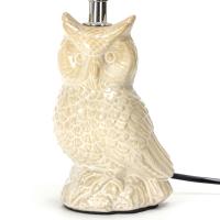Aigostar Lampara de Mesa de Cerámica, Vintage Lámpara de Mesita de Noche con Pantalla de Tela, Casquillo E14, max.40W, Luz de Noche, Lámpara de Sobremesa para Dormitorio, Salón (sin Bombilla) -H325mm - details 0