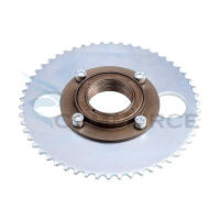 Rueda Trasera De Scooter Eléctrica T8F 44T/54T Con Engrosamiento De Cadena Y Adaptador De Libre Rodar Para Bicicleta Pocket Pit Dirt Bike Metal - details 1