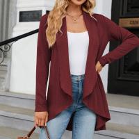 Chaqueta Abierta Delantera Para Mujer Casual De Manga Larga Ligera Tejida Suave Suéter Otoño Invierno Solido Estilo Calle - details 31