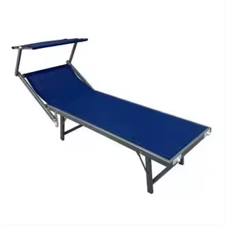 RECTIN DE ALUMINIO CON PARASOLE AZUL JUGUETES ACTIVIDADES HABLA LA PRIMERA FANCIA. - 1