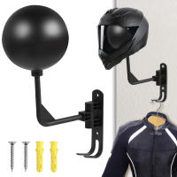 Soporte De Casco De Motocicleta Con Gancho Doble Y Rotación De 180 Grados Soporte Espacioso Para Cascos De Motocicleta Montaje En Pared - details 7