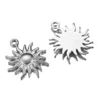 5pcs Encantos Del Sol Vintage En Color Oro Acero Inoxidable Colgante Para Mujeres Hombres Accesorio De Joyería DIY Para Cadena De Collar - details 3