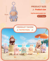 Muñeca De Peluche PVC Labubu Sienta La Fiesta 2ª Generación Colgante Para Llaves Caja Sorpresa Coleccionable Creativa Juguetes Regalo Para Todas Las Edades - details 5