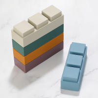 Juguetes Para Bebés 5pcs Bloques De Construcción De Silicona Suave Bloques De Pila Y Mordedores De Goma Juguete Montessori - details 3