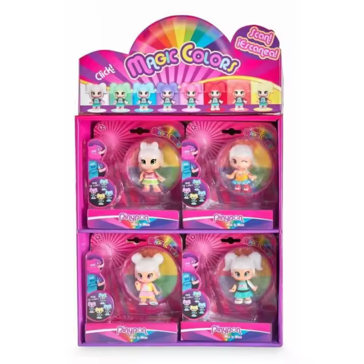 Figura Pinypon Colores Mágicos de Famosa - Consigue Mágicas Muñecas - 1